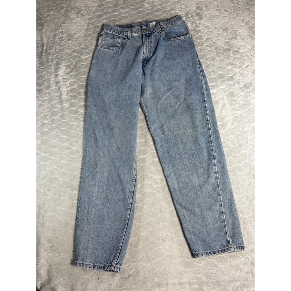 Vintage Levis 560 Loose Fit Tapered Leg Jeans Light Wash 30x32 Mens 90s Denim